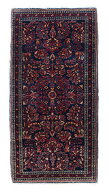 Antique Sarouk Rug 2' x 4'