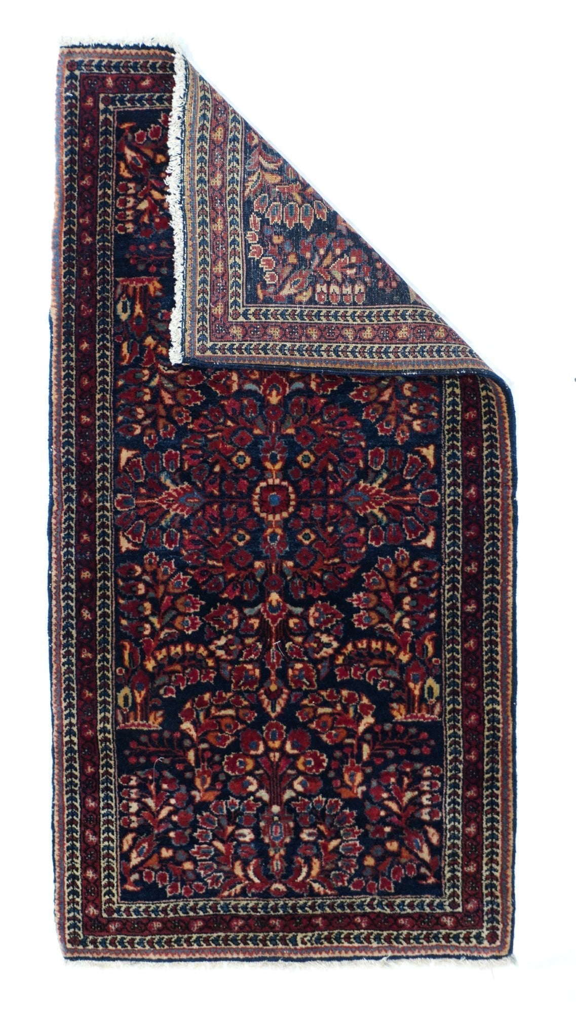 Antique Sarouk Rug 2'0" x 4'0"