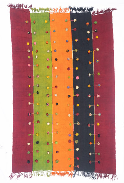 Antique Textile Rug 6'5