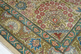 Extremely Fine Vintage Turkish Silk Hereke Rug 2'3'' x 3'3''
