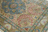 Extremely Fine Vintage Turkish Silk Hereke Rug 2'3'' x 3'3''