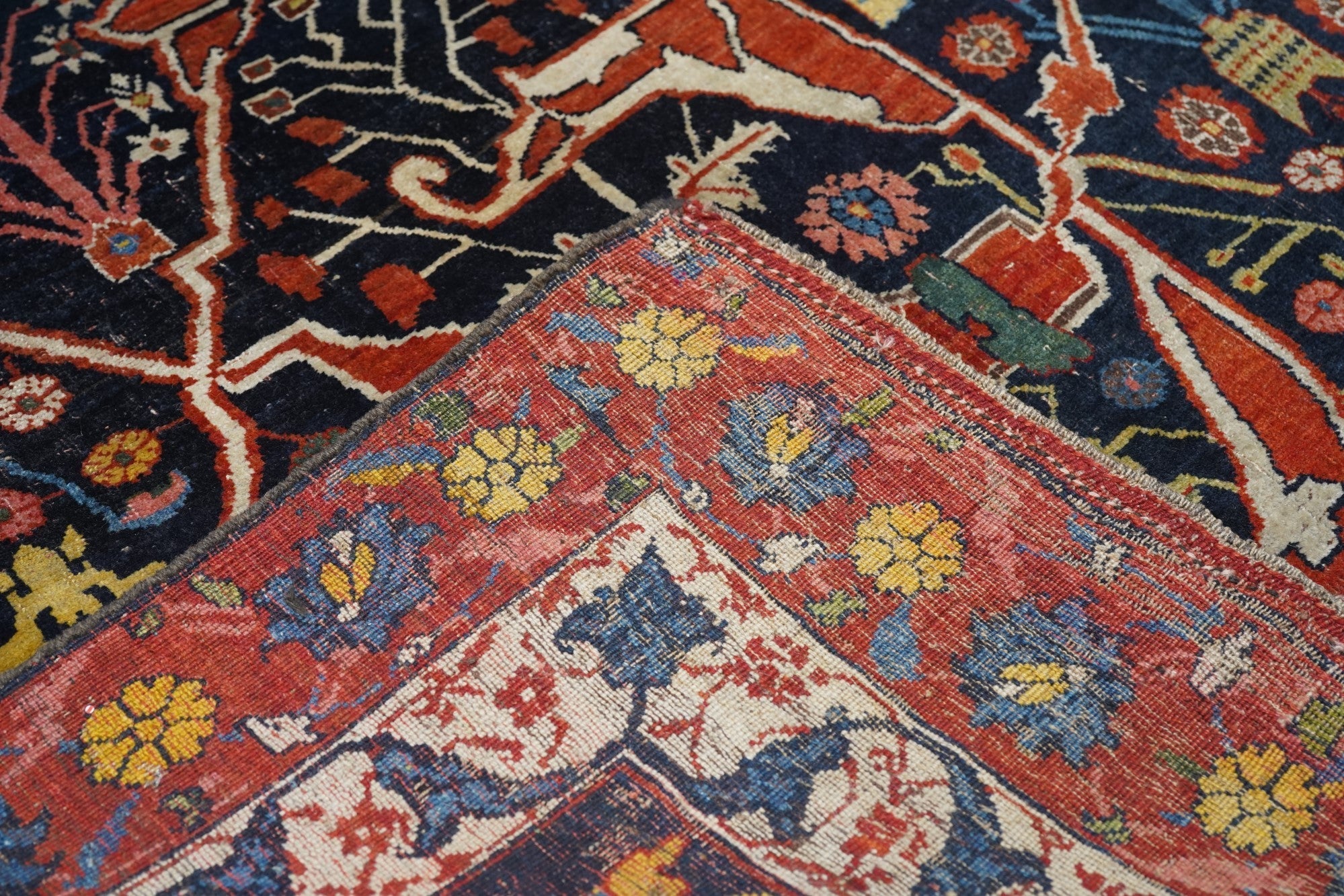 Fine Antique Garouss Bidjar Rug 5'9'' x 8'7''