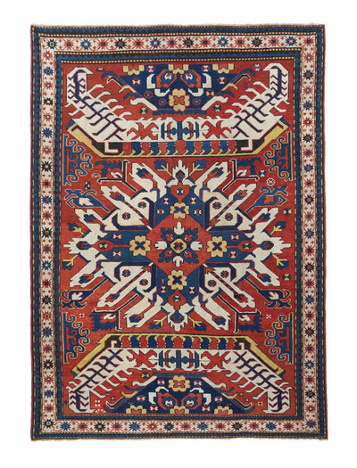 Antique Kazak Rug 5'0'' x 7'1''