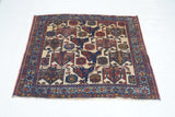 Antique Afshar Rug 3'5'' x 3'7''