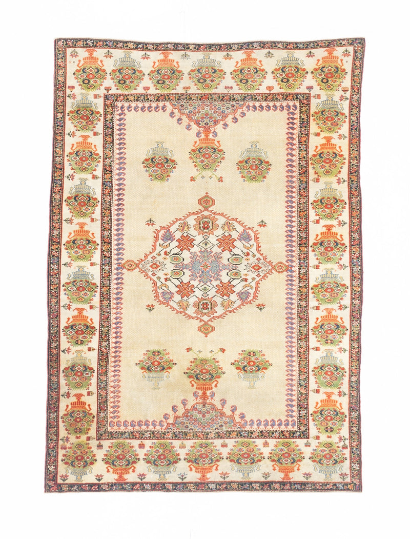 Antique  Farahan Rug 4'5