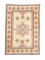 Antique  Farahan Rug 4'5" x 6' 5"