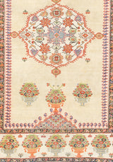 Antique  Farahan Rug 4'5" x 6' 5"