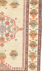 Antique  Farahan Rug 4'5" x 6' 5"