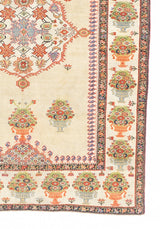 Antique  Farahan Rug 4'5" x 6' 5"