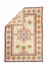 Antique  Farahan Rug 4'5" x 6' 5"