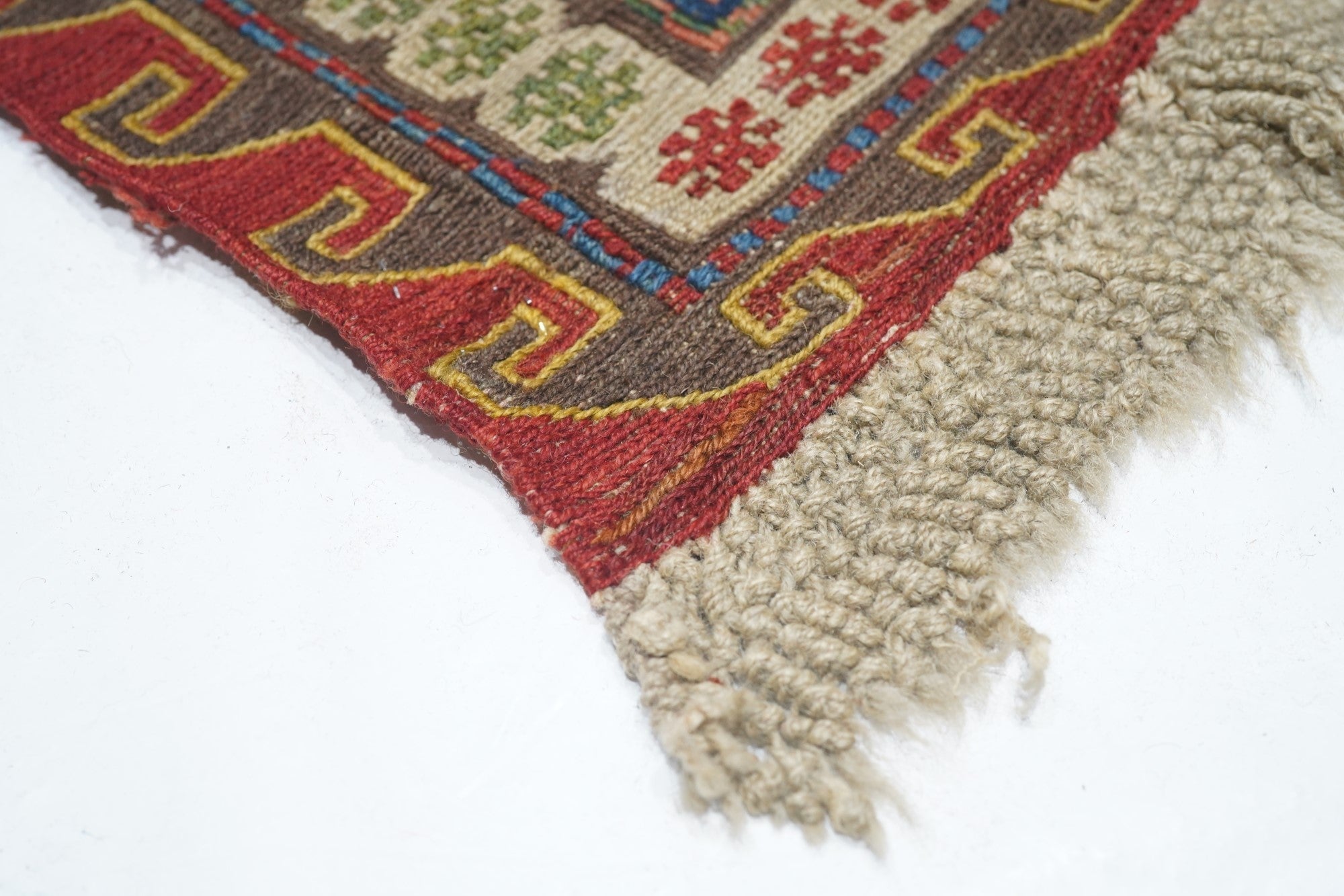 Antique Caucasian Sumak Rug 7'9'' x 9'4''