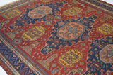 Antique Caucasian Sumak Rug 7'9'' x 9'4''