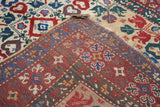 Antique Caucasian Kazak Rug 4'4'' x 7'7''
