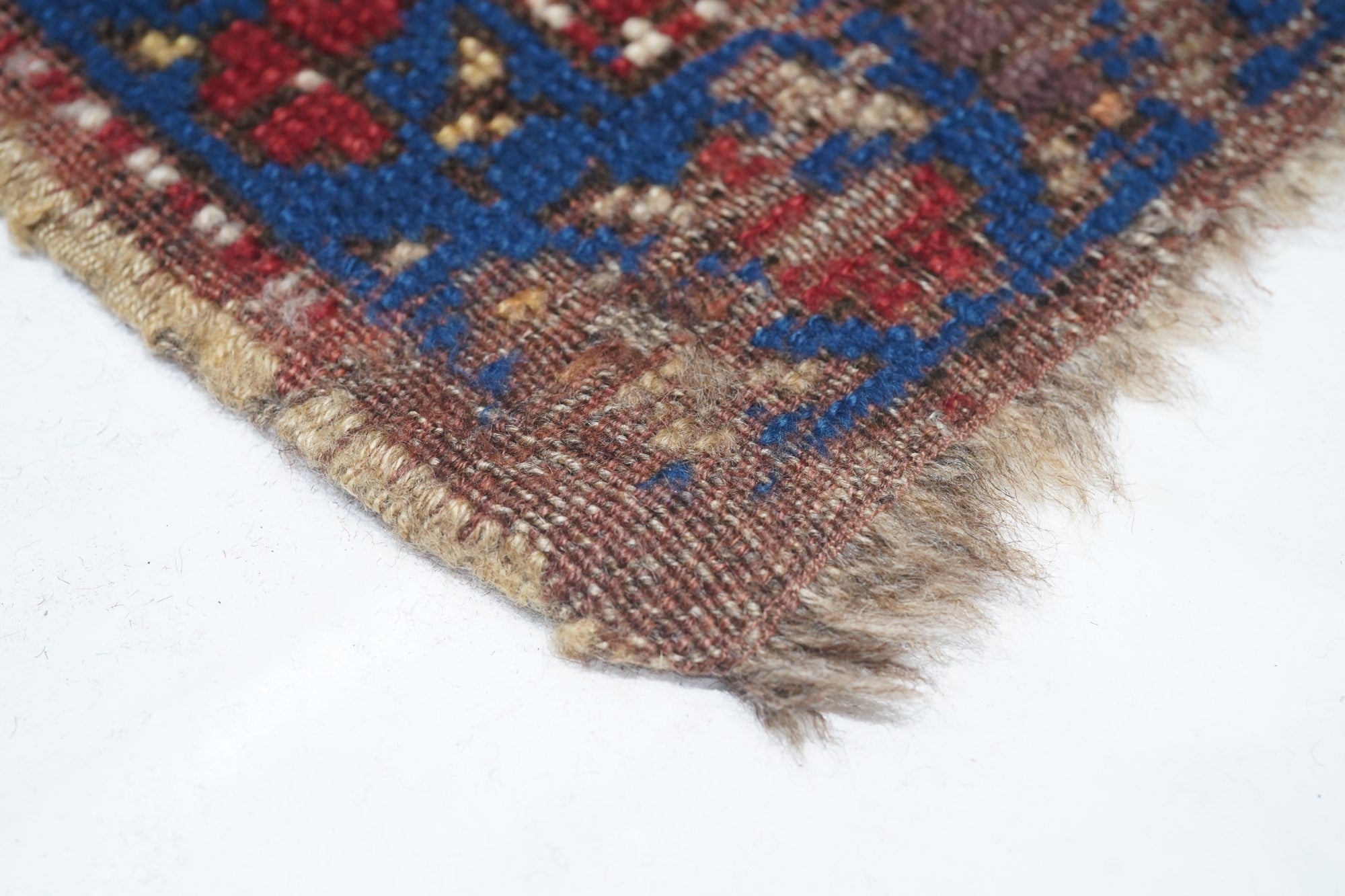 Antique Caucasian Kazak Rug 4'4'' x 7'7''