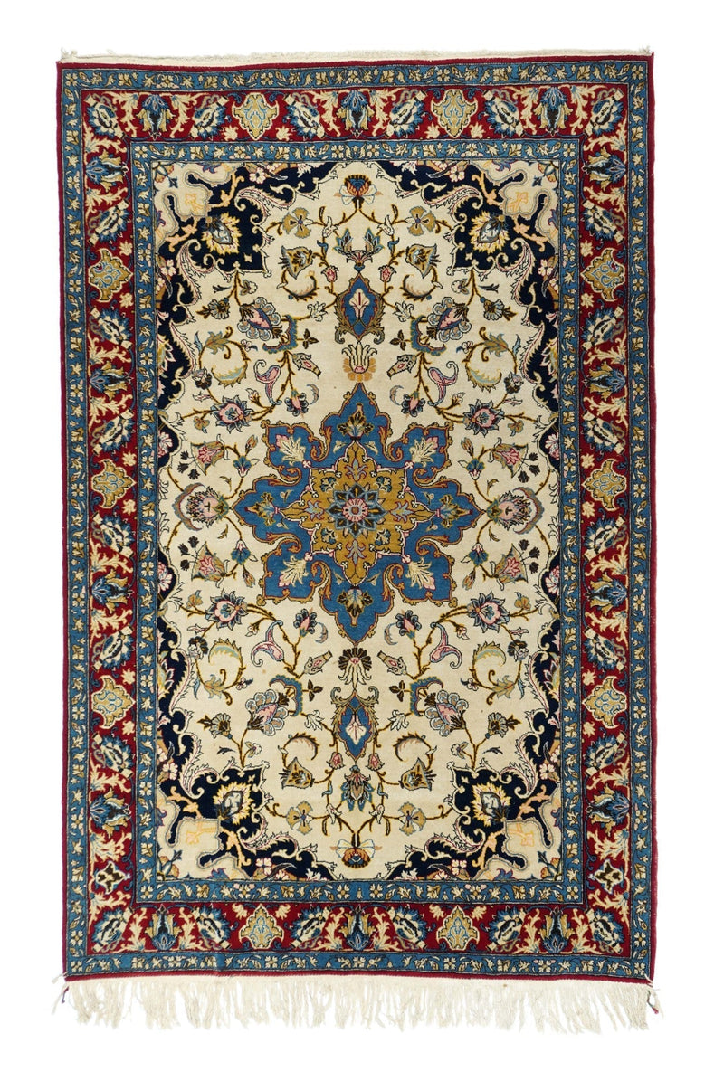 Fine Vintage  Isfahan Rug 4'8'' x 7'4''