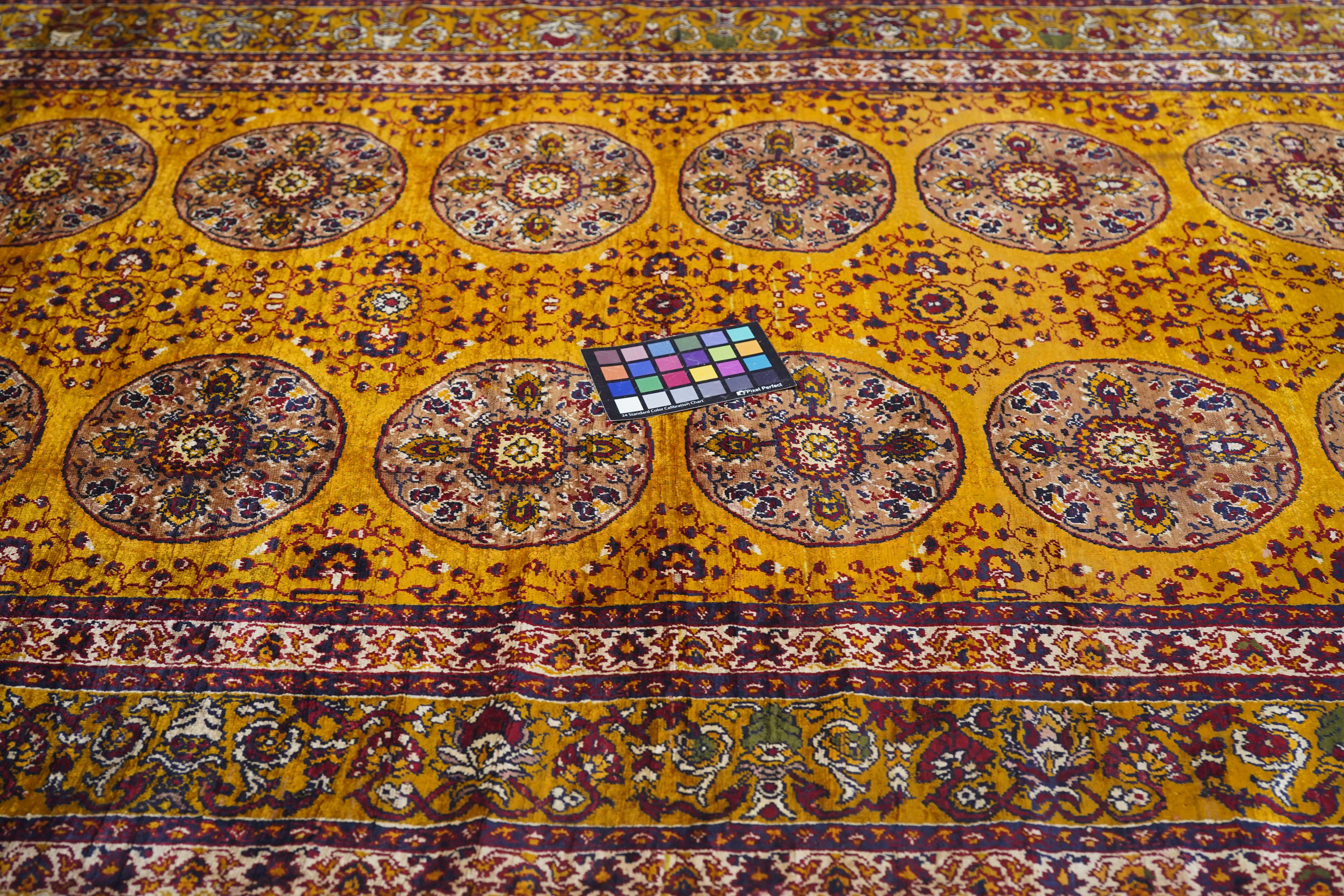 Antique Silk Turkish Rug 4'5'' x 6'3''