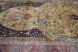 Extremely Fine Vintage Silk  Tabriz Rug 6'0" x 8'3''