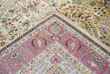 Extremely Fine Vintage Silk  Tabriz Rug 6'0" x 8'3''