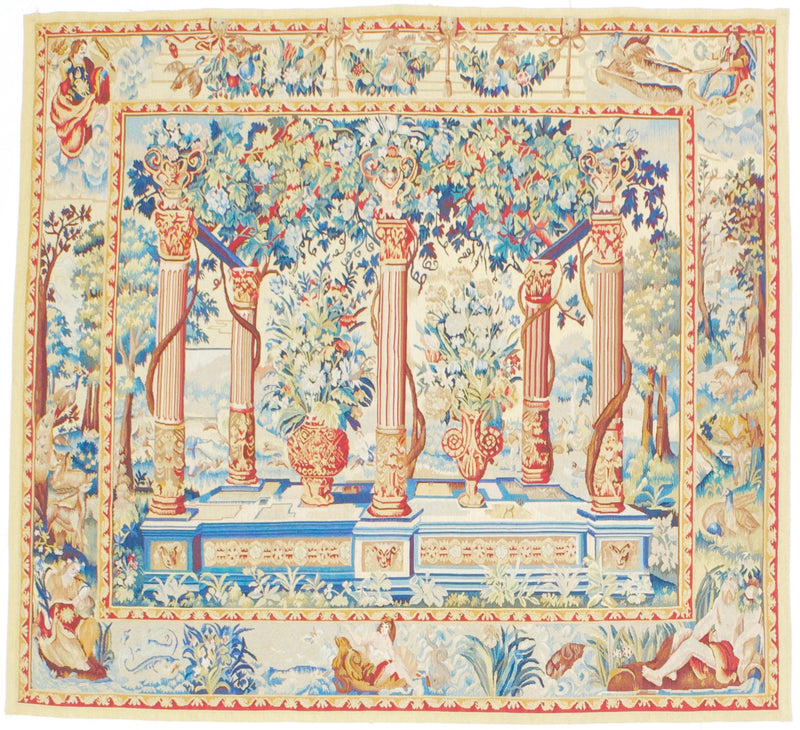 Fine Antique French Tapestry 5'1