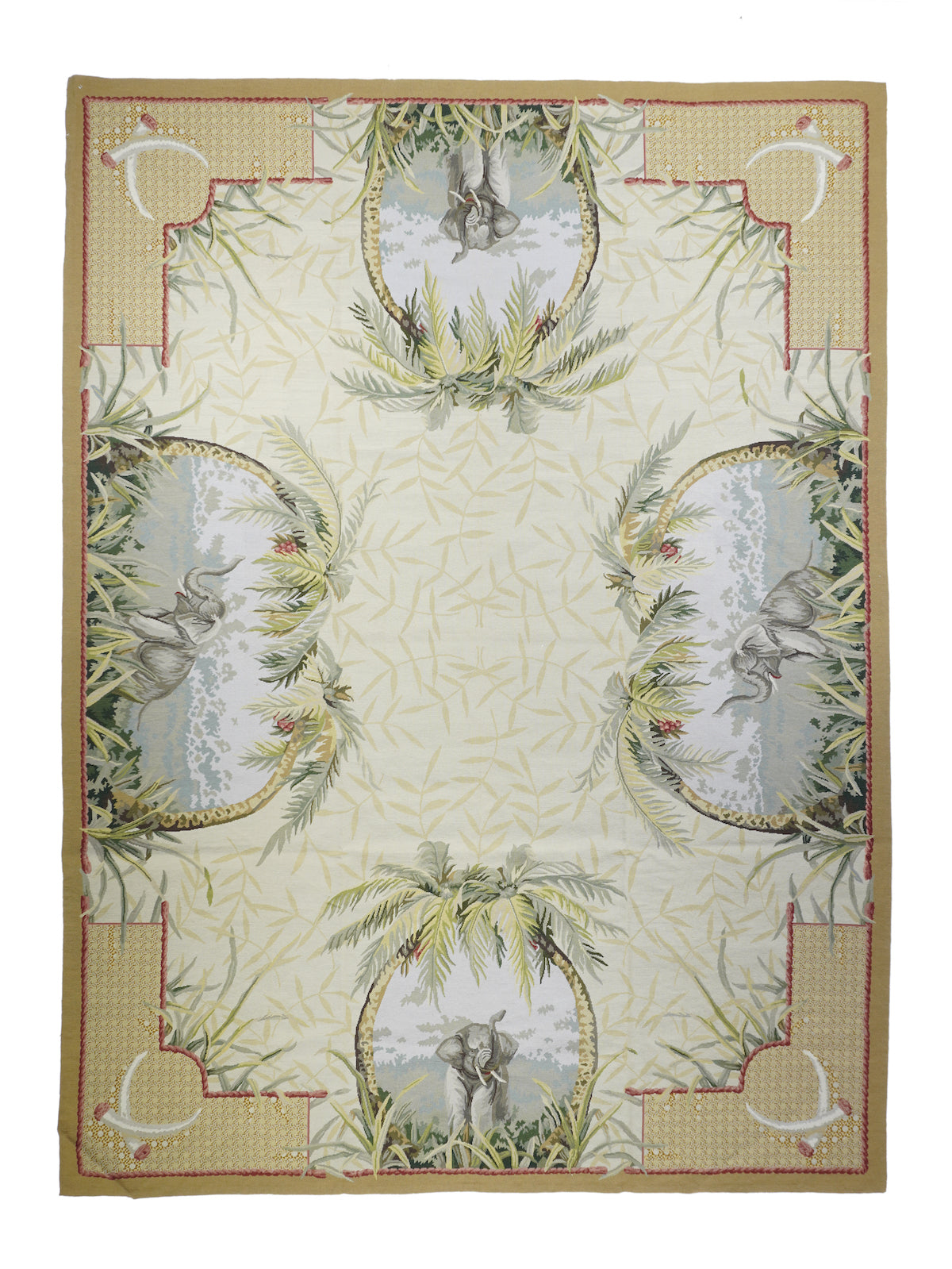 French Aubusson Design Rug 9' x 12'