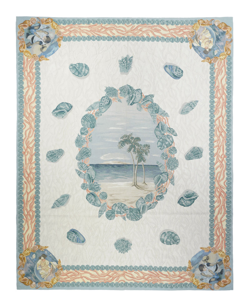 French Aubusson Design Rug 8'0