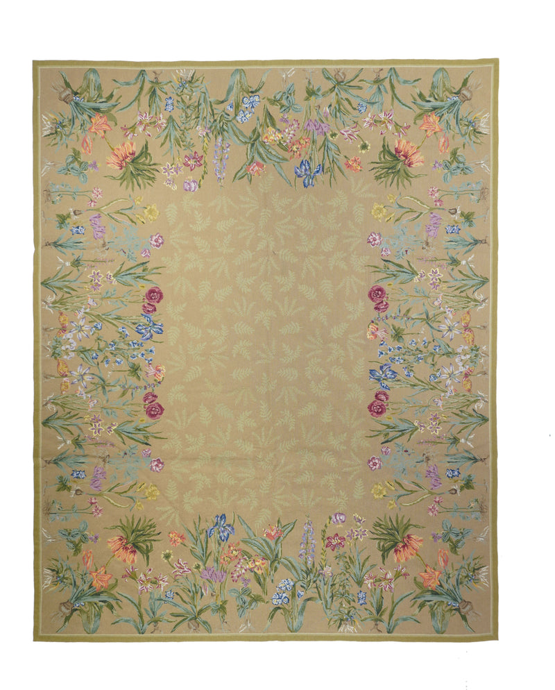 French Aubusson Design Rug 8'0