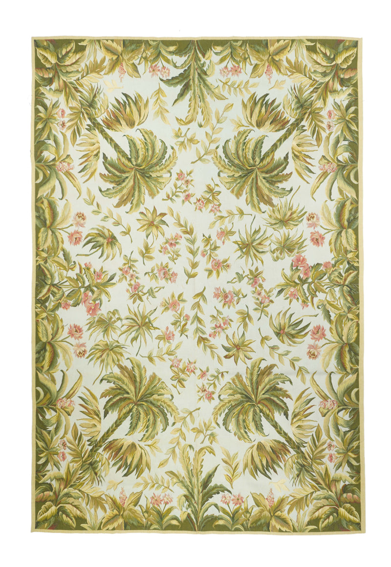 French Aubusson Design Rug 5'11'' x 9'0