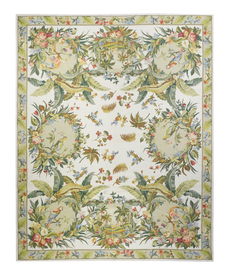 French Aubusson Design Rug 8'0