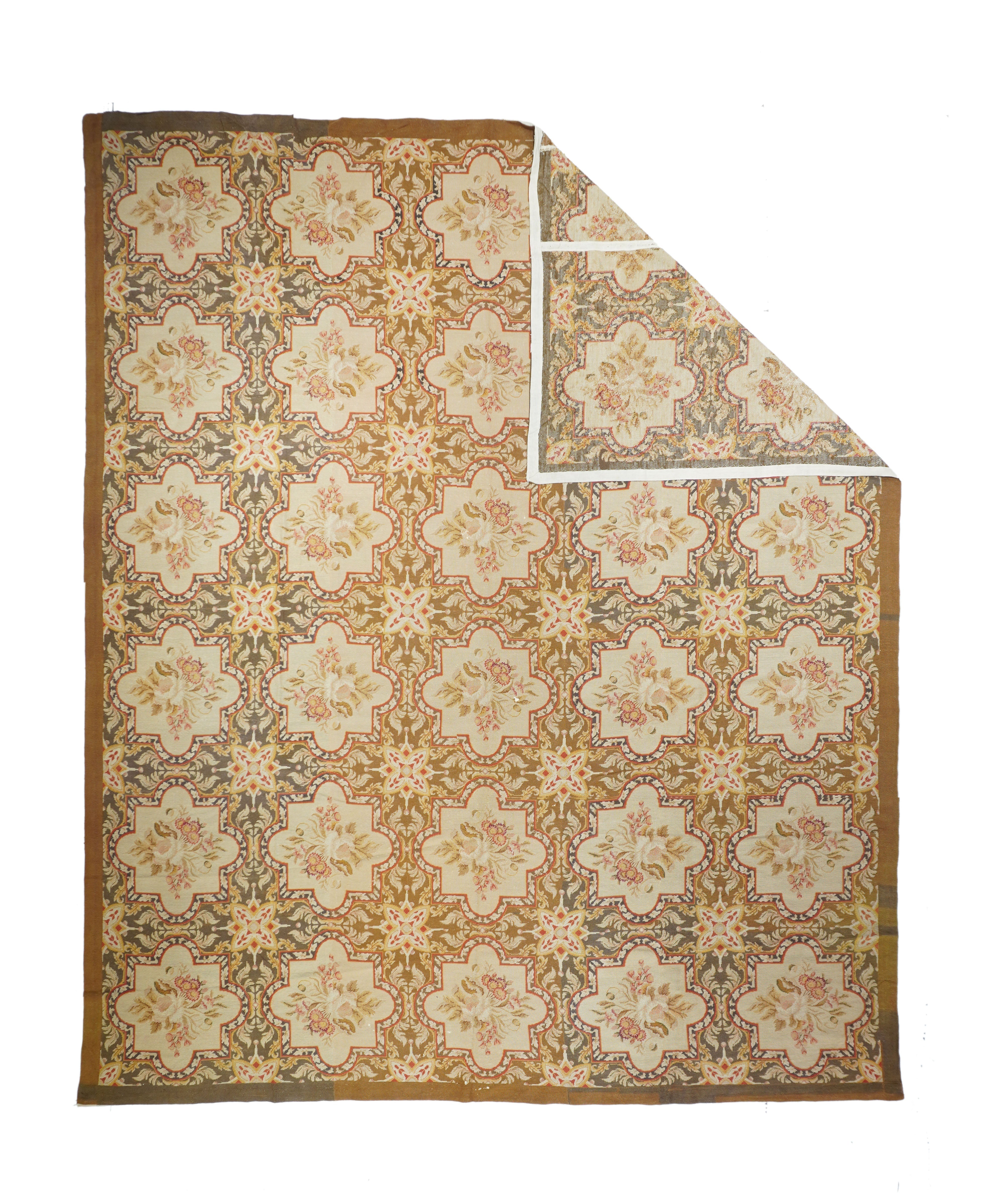 French Aubusson Design Rug 9'9'' x 11'11''
