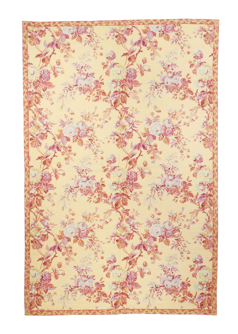 French Aubusson Design Rug 5'11'' x 9'0