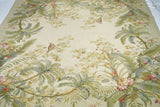 French Aubusson Design Rug 7'10'' x 9'10''