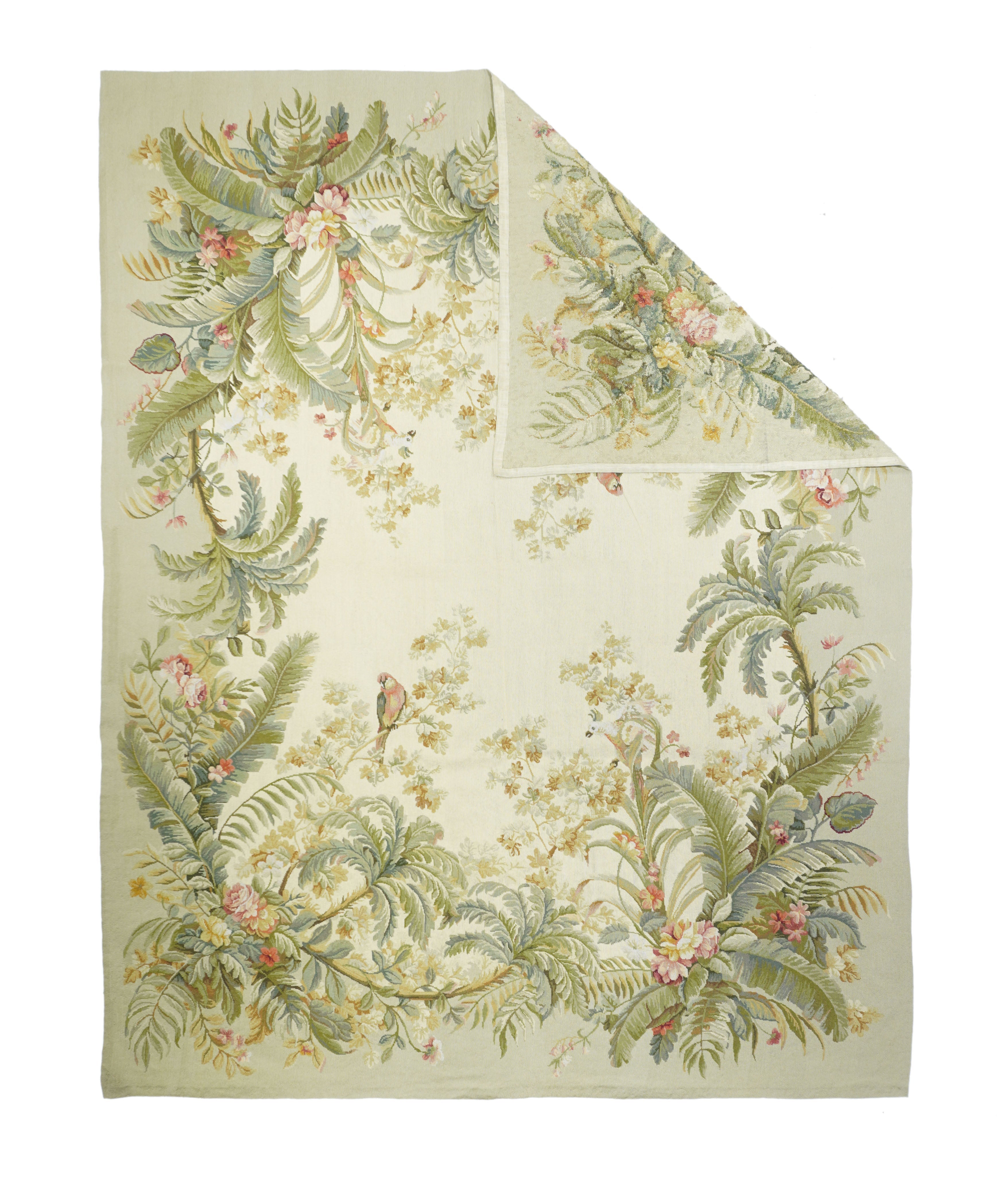 French Aubusson Design Rug 7'10'' x 9'10''