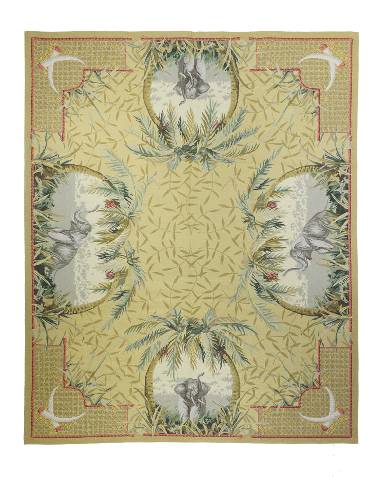 French Aubusson Design Rug 8'0