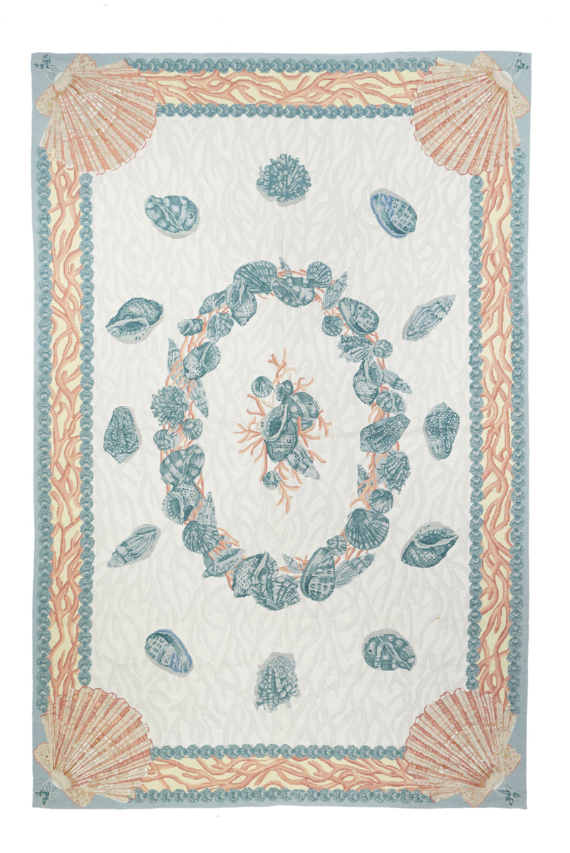 French Aubusson Design Rug 5'11'' x 9'0