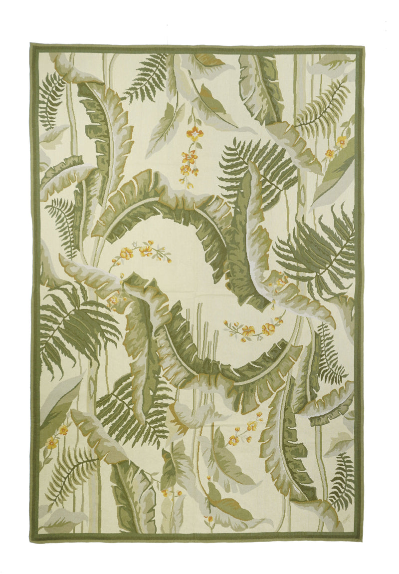 French Aubusson Design Rug 5'11'' x 9'0