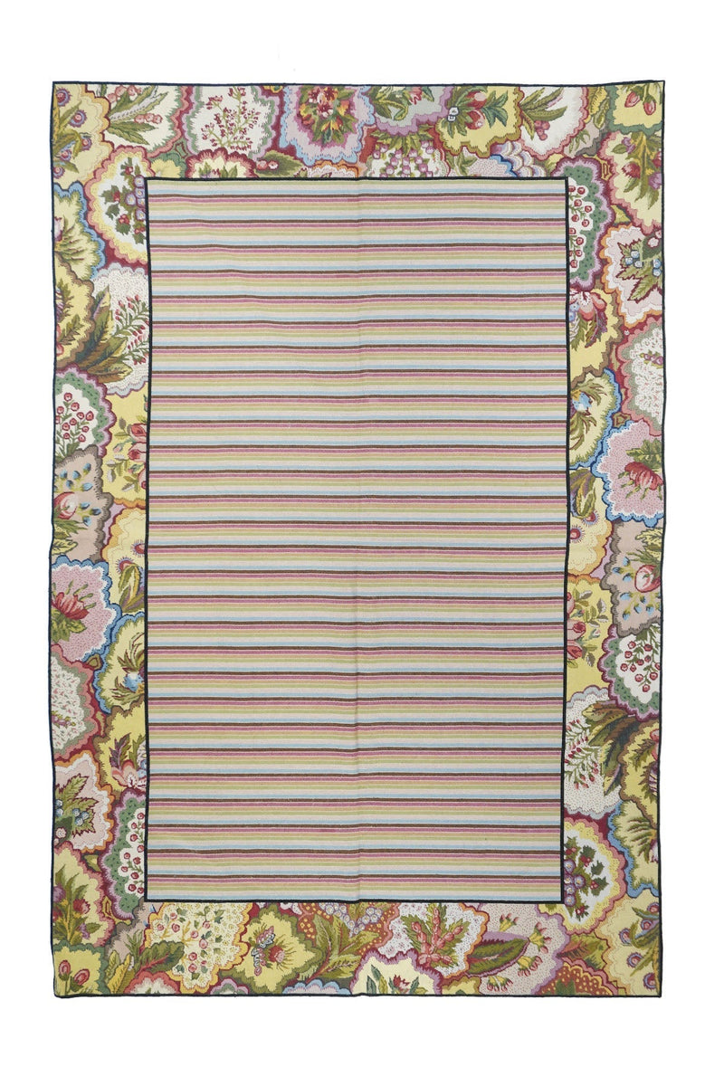 French Aubusson Design Rug 5'11'' x 9'1''