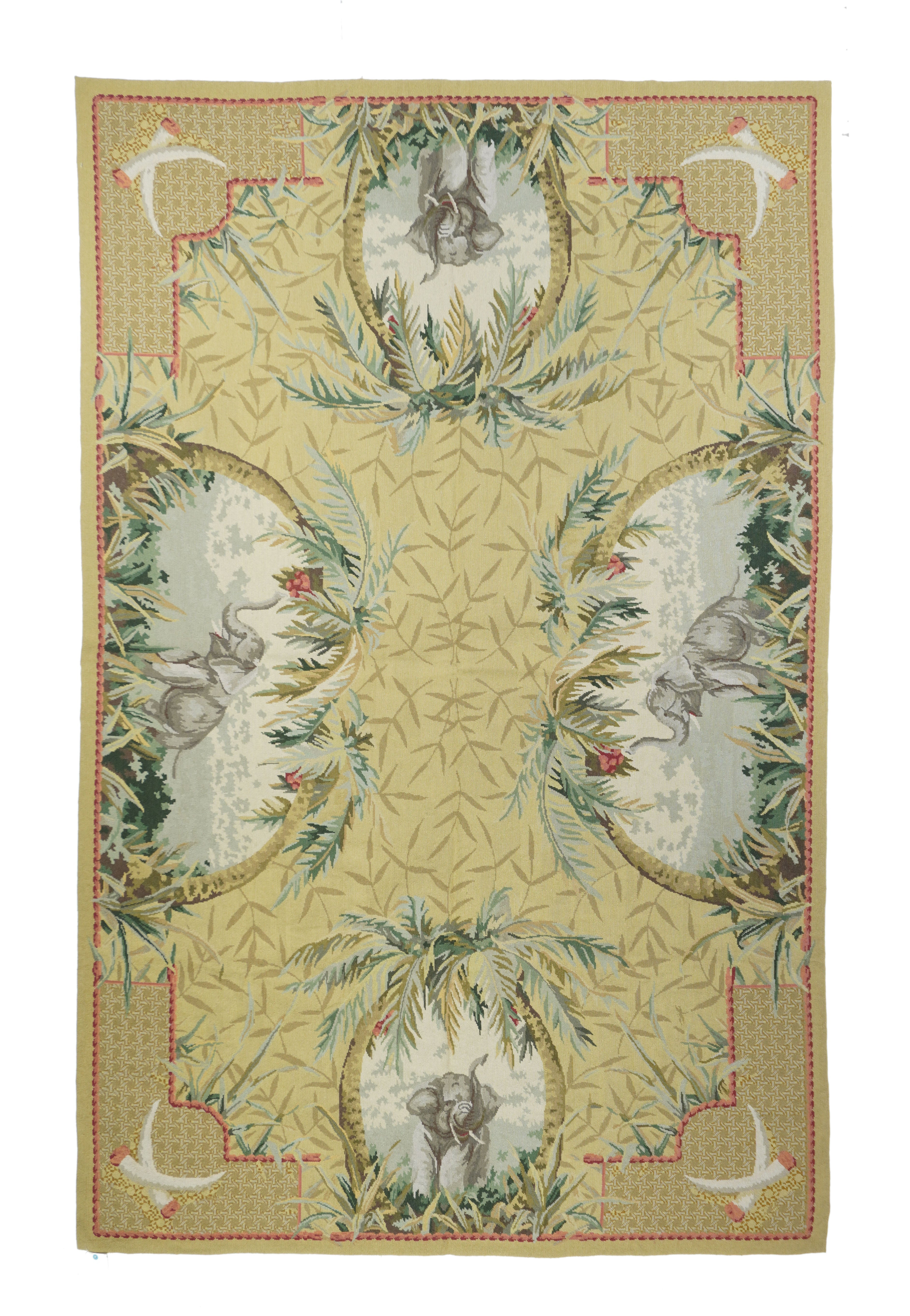 Needle Point Rug 5'10'' x 9'1''