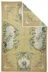 French Aubusson Design Rug 5'10'' x 9'1''