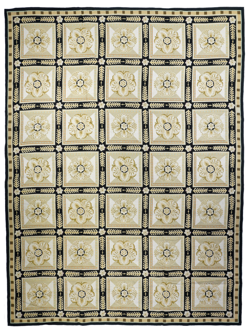 French Aubusson Design Rug 8'10'' x 12'1''