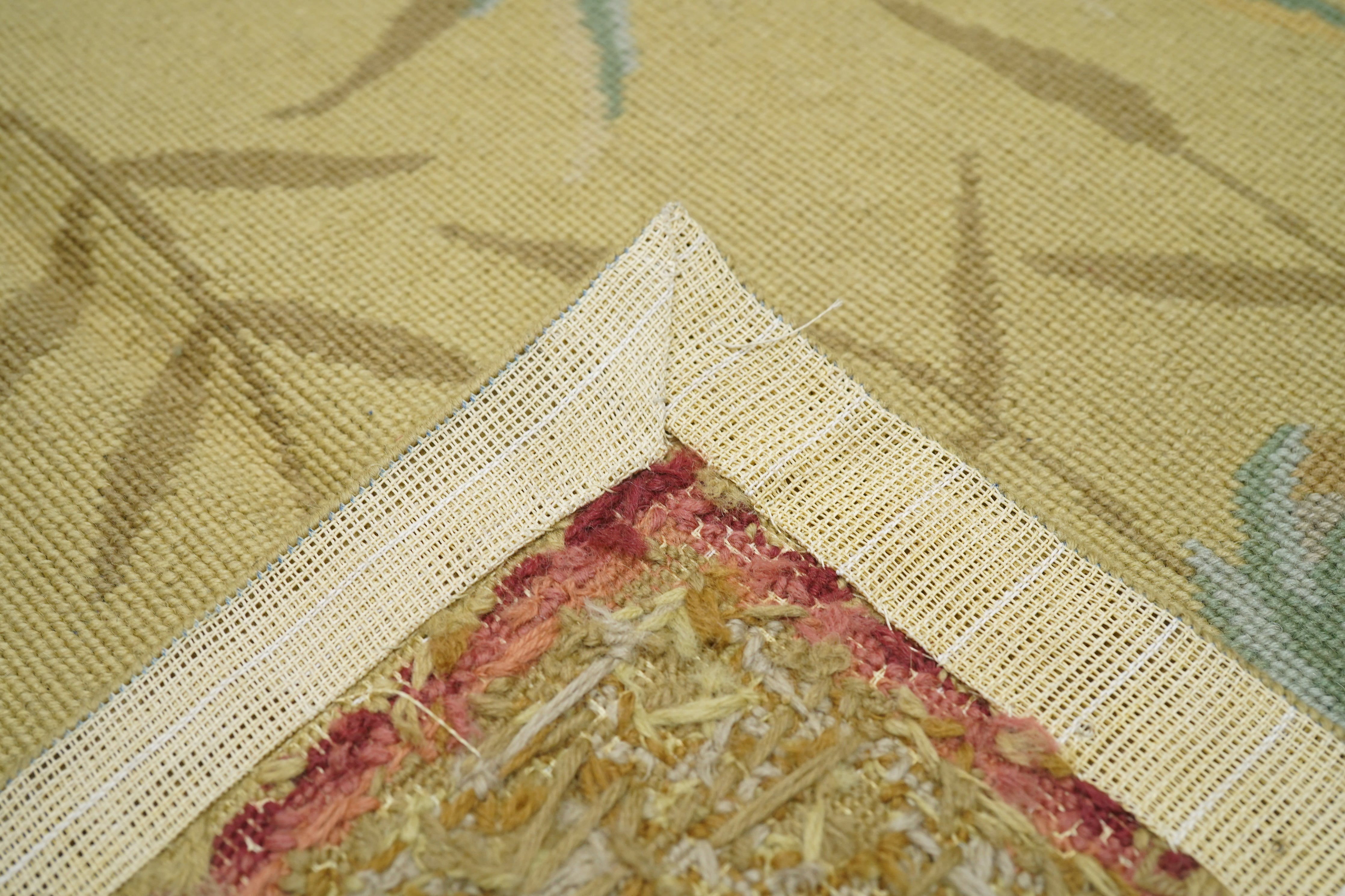 French Aubusson Design Rug 5'10'' x 9'1''