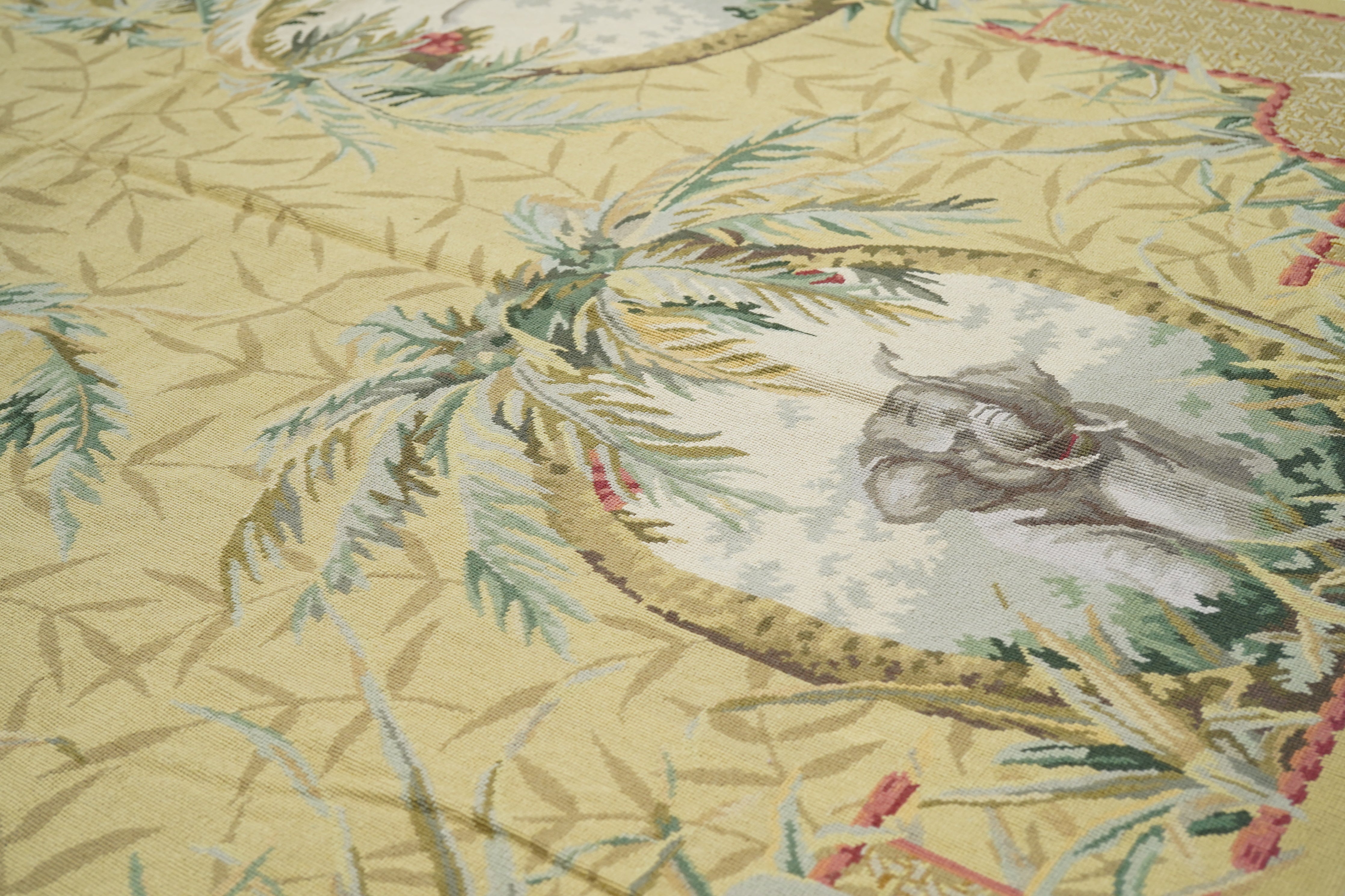 French Aubusson Design Rug 5'10'' x 9'1''