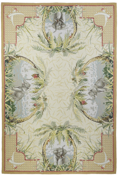 French Aubusson Design Rug 5'11'' x 9'0