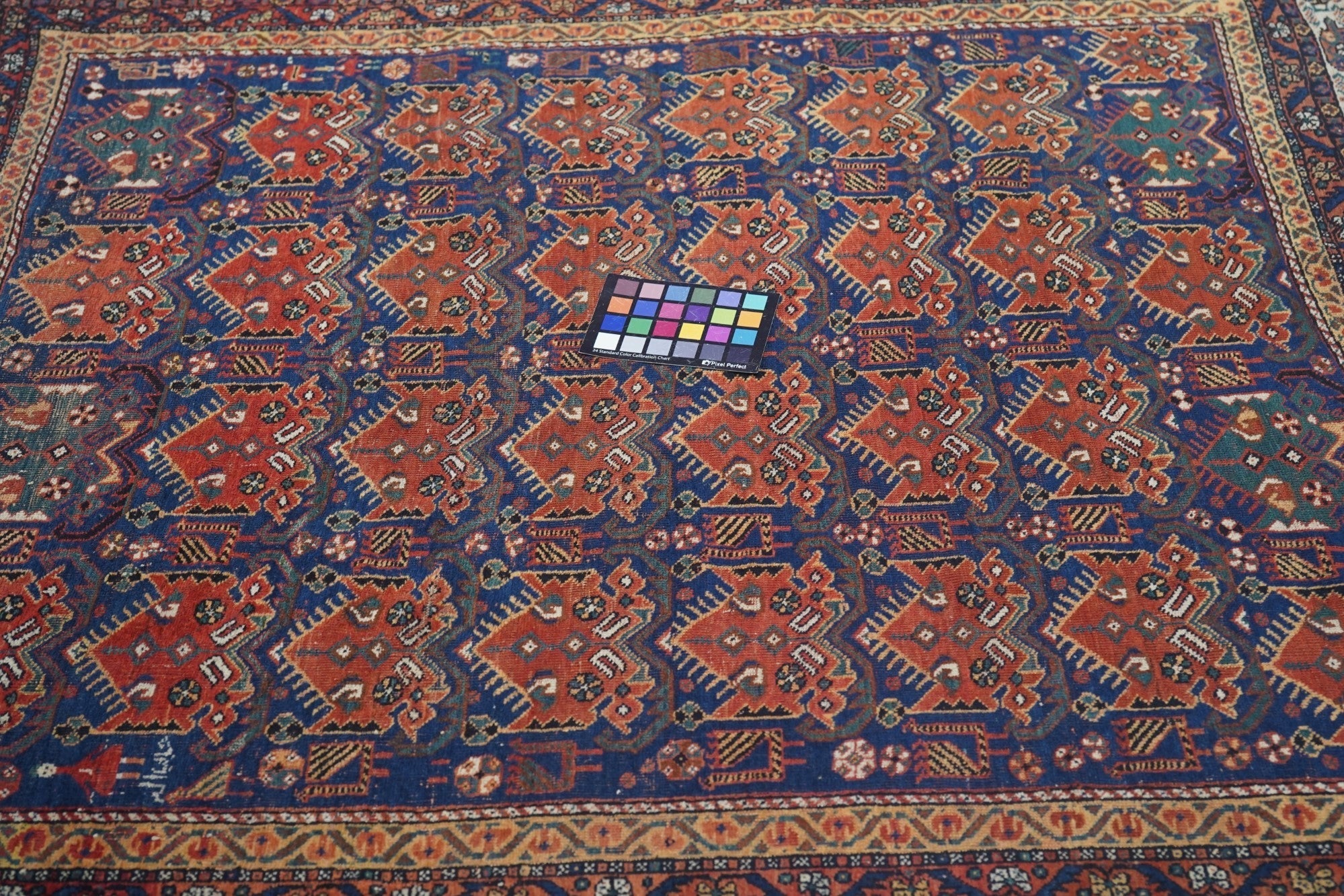 Antique Afshar Rug 4'2'' x 4'10''