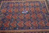 Antique Afshar Rug 4'2'' x 4'10''