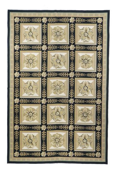 French Aubusson Design Rug 5'11'' x 8'11''