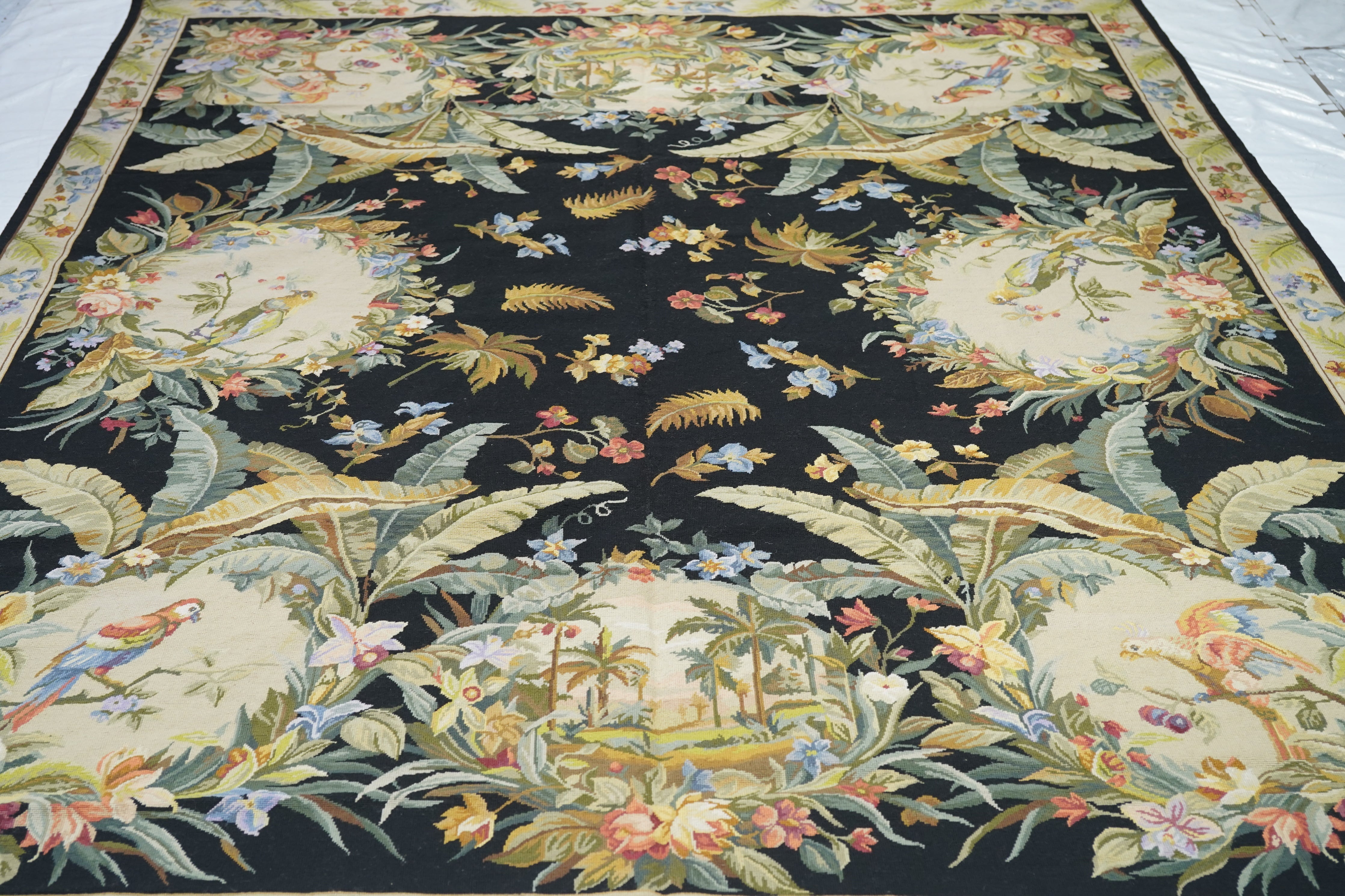 French Aubusson Design Rug 7'11'' x 10'1''