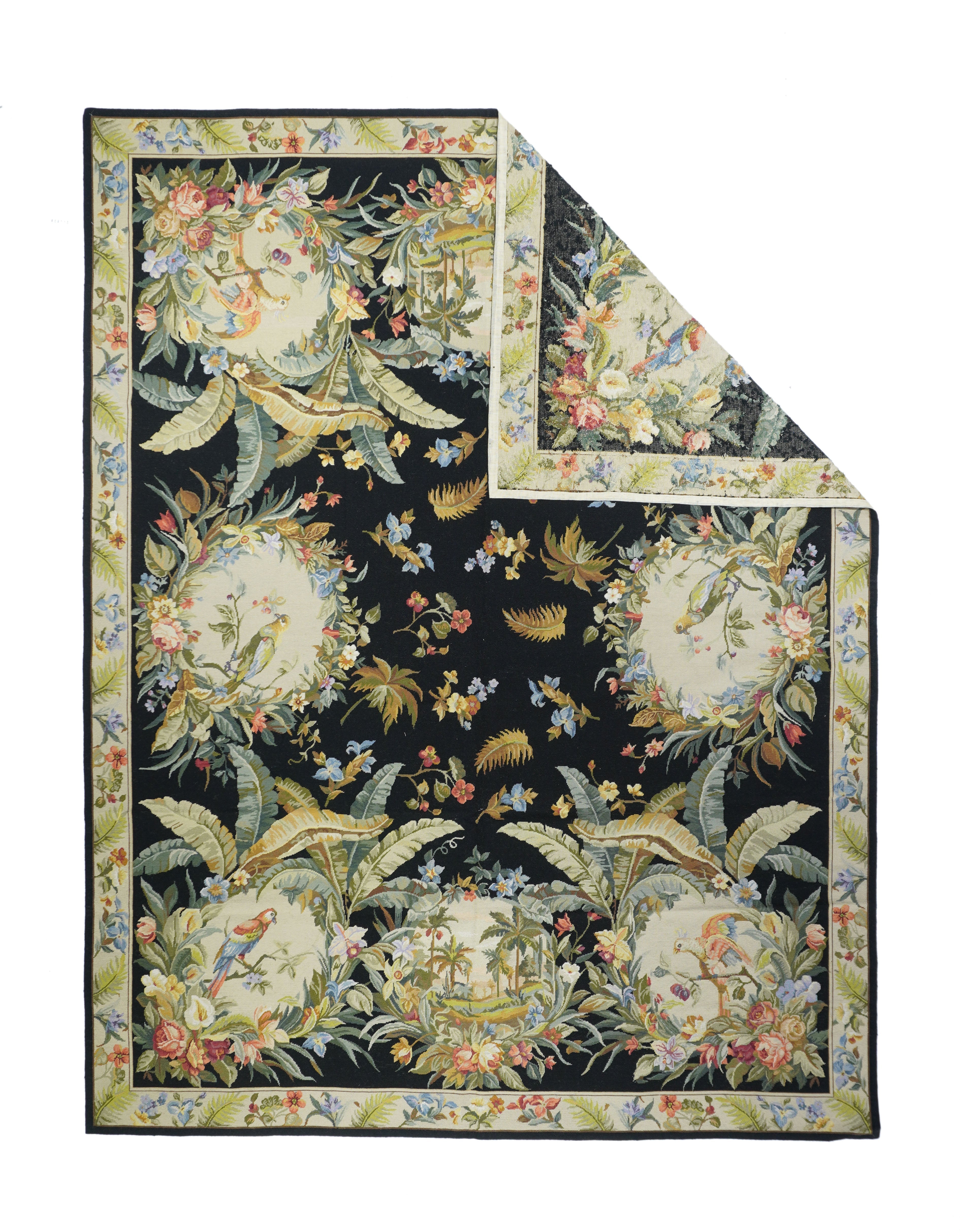 French Aubusson Design Rug 7'11'' x 10'1''