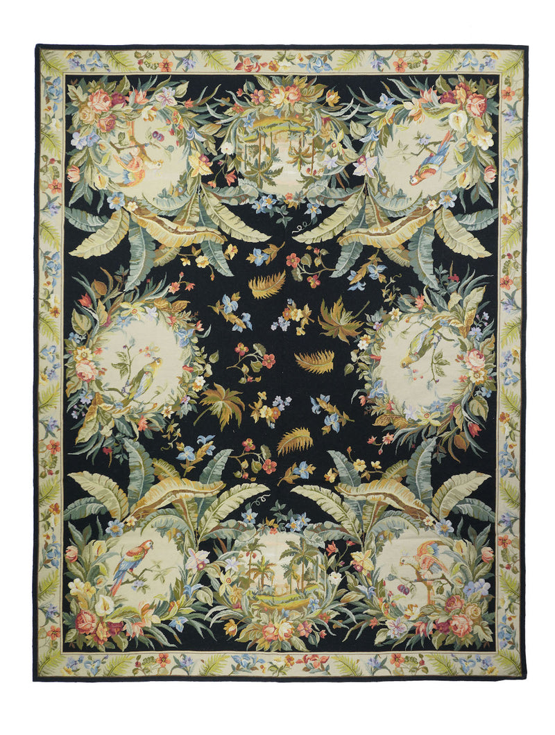 French Aubusson Design Rug 7'11'' x 10'1''