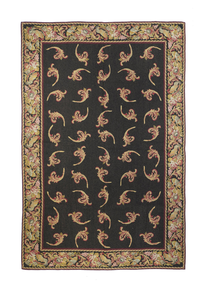 French Aubusson Design Rug 5'11'' x 8'11''
