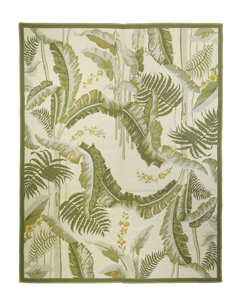 French Aubusson Design Rug 7'10'' x 9'11''